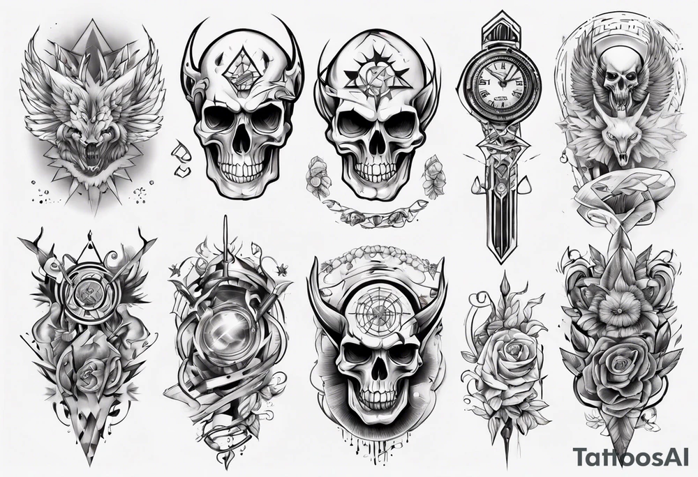 full arms tattoo idea