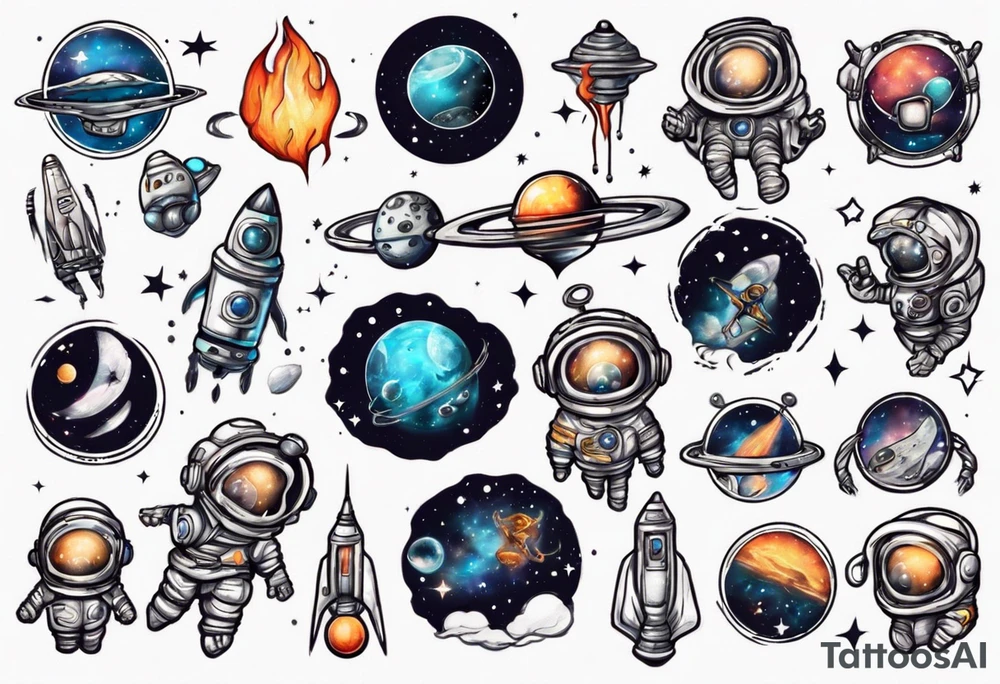 lost in space tattoo idea