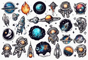 lost in space tattoo idea
