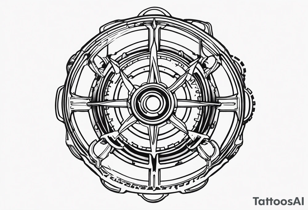 Steampunk Gear tattoo idea