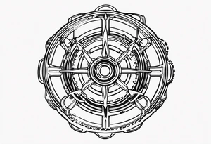 Steampunk Gear tattoo idea