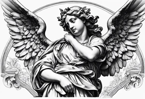 Bernini's angel in Saint Angelo bridge tattoo idea