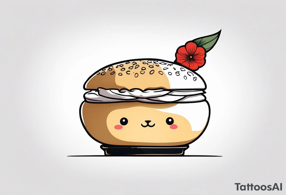 Bao bun tattoo idea
