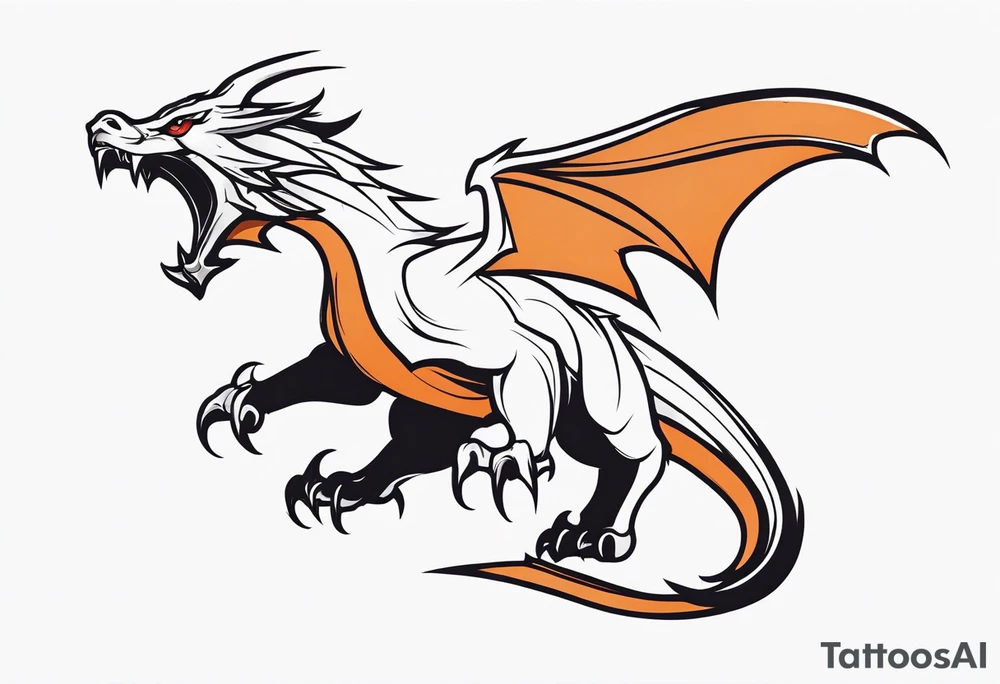 Wyvern tattoo idea
