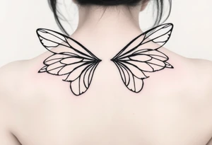 fairy wings tattoo idea