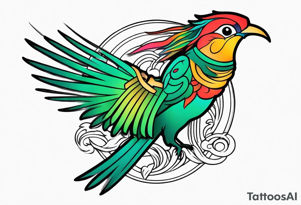 Quetzal tattoo idea