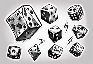 double dice tattoo idea