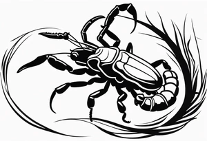 small Julia scorpion tattoo idea