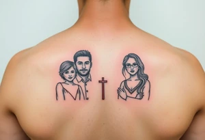 small simple tatto represnting family tattoo idea