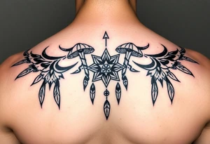 Mushrooms dreamcatcher
Stars tattoo idea