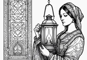 Lady with the Lamp Florence nightingale tattoo idea