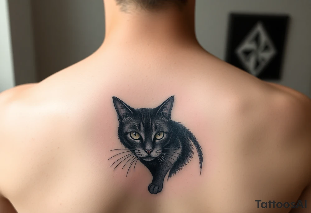 Black Cat tattoo idea