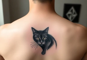 Black Cat tattoo idea