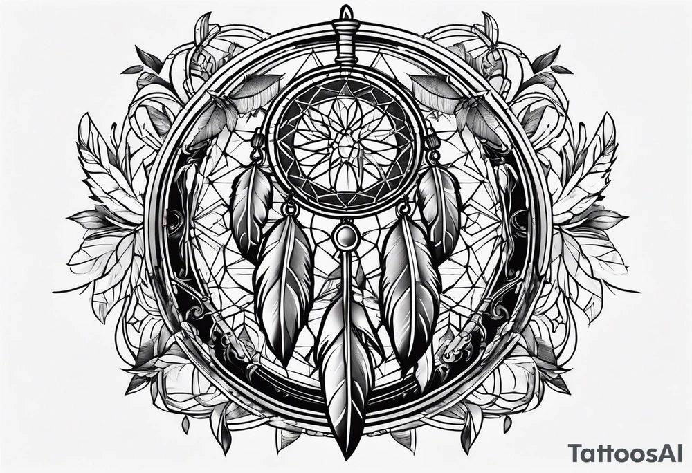 Dreamcatcher, sword tattoo idea