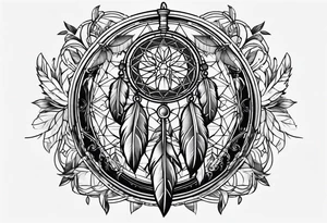 Dreamcatcher, sword tattoo idea