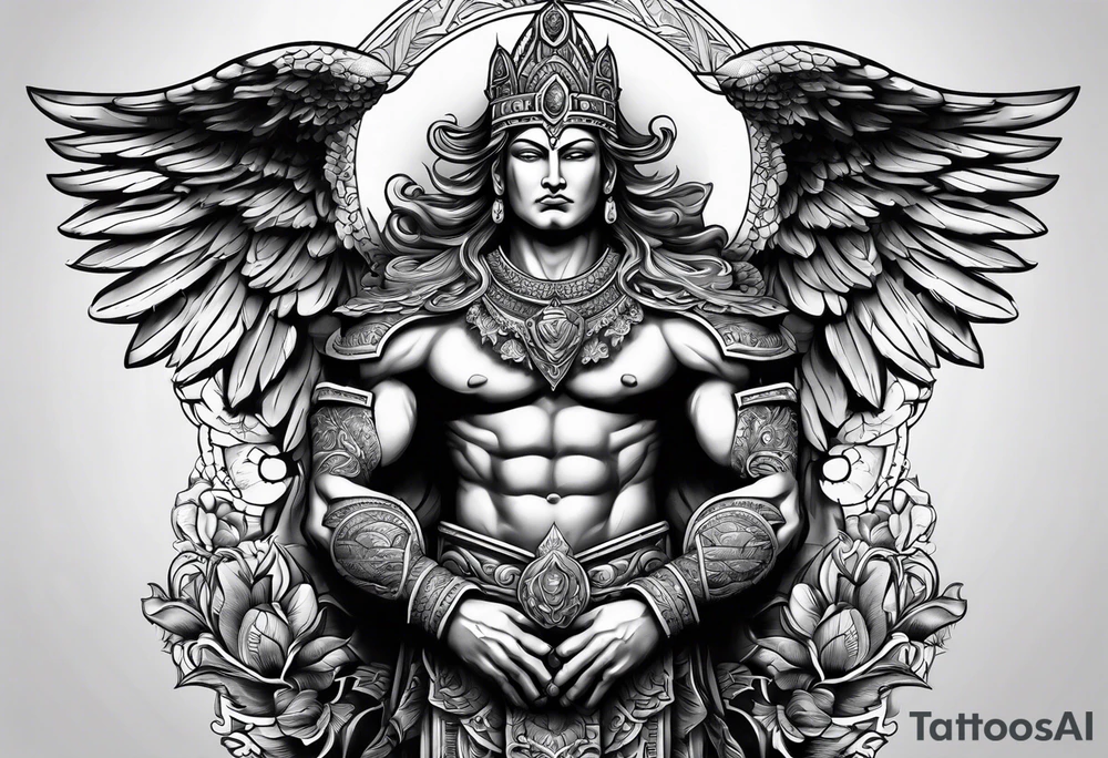 Cleveland Guardian statue tattoo idea