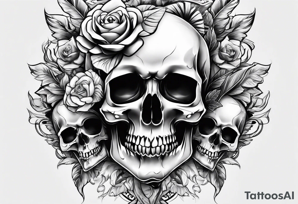 Skulls tattoo idea