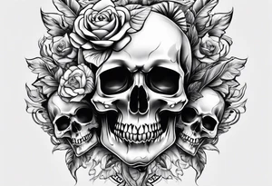 Skulls tattoo idea