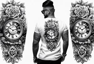 day of month watch tattoo idea