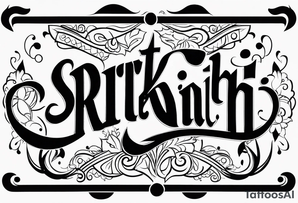 Srikanth name tattoo idea