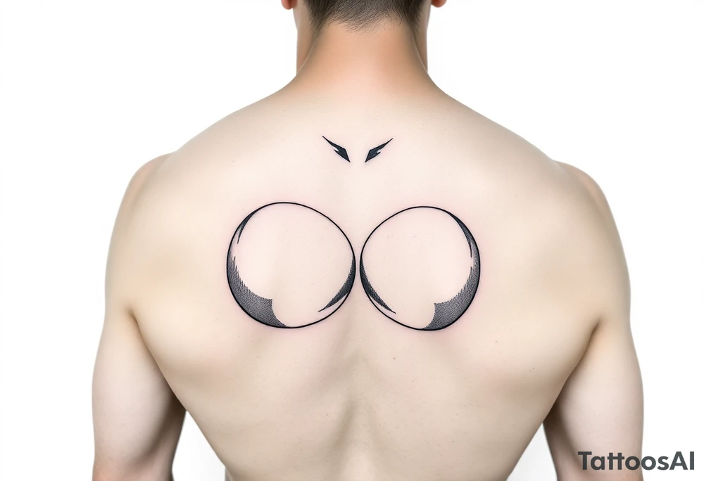 Fully naked lady with big boobs tattoo idea