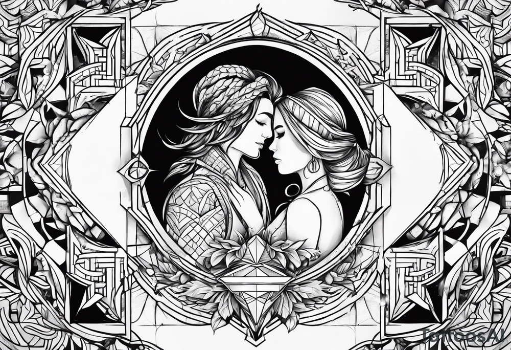 Survival love tattoo idea