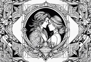 Survival love tattoo idea