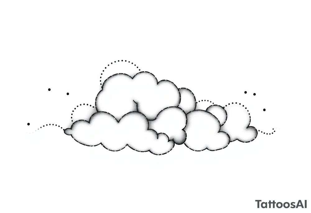 Clouds tattoo idea