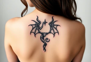 Sexy devil tattoo idea