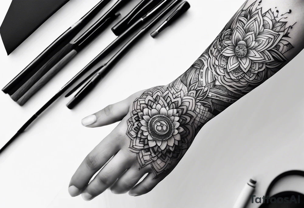Wrist tattoo tattoo idea