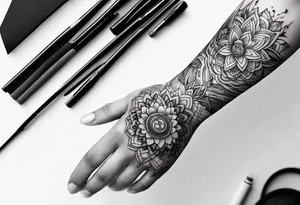 Wrist tattoo tattoo idea