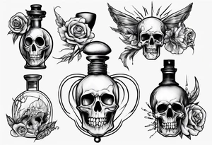 perfume but inside is death tattoo idea