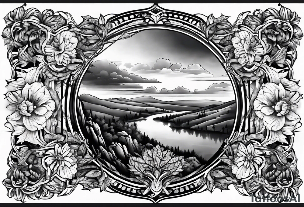 Baum mit langen Wurzeln tattoo idea