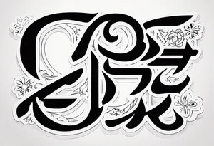 the word がんばれ tattoo idea