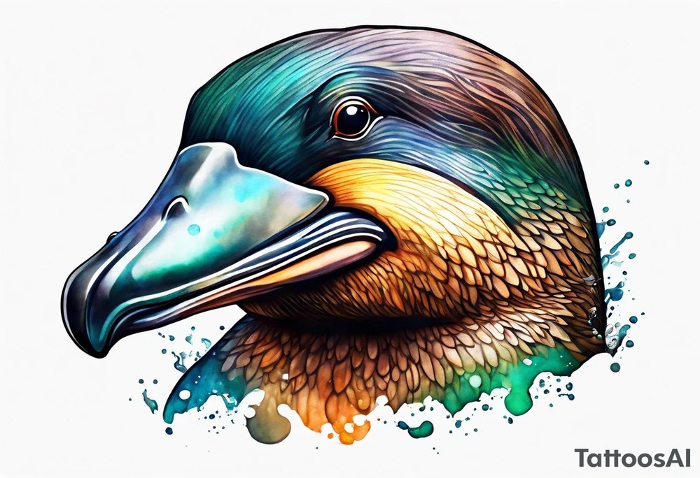 Platypus tattoo idea