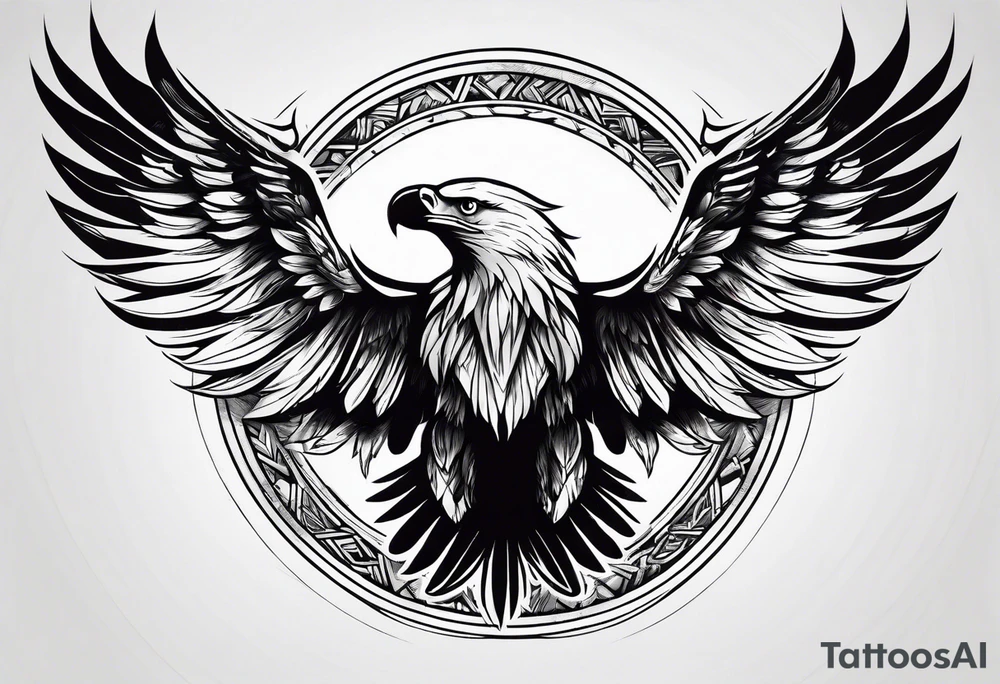 forearm tattoo
eagle wing tattoo idea