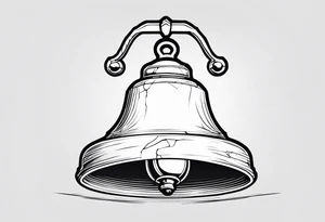 cracked bell tattoo idea