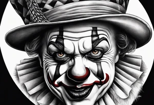 Clown tattoo idea