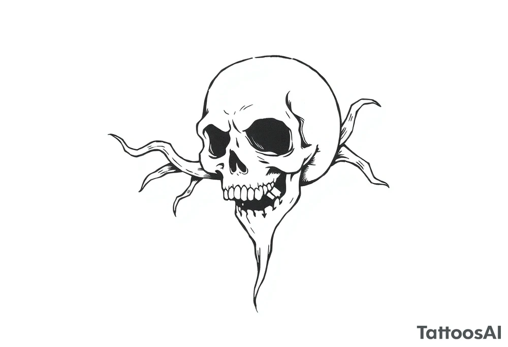 Spooky tattoo idea