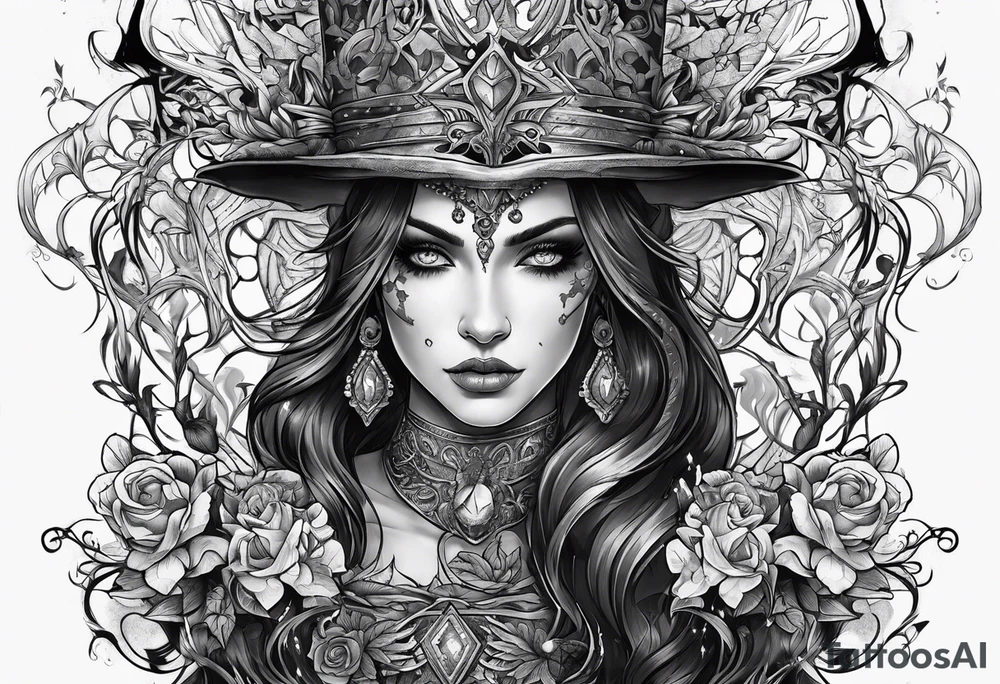 necromancer tattoo idea