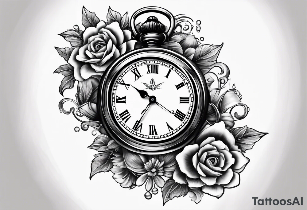 making time count. wristwatch sand flying around hourglass tattoo idea making time count. wristwatch sand flying around hourglass tattoo idea