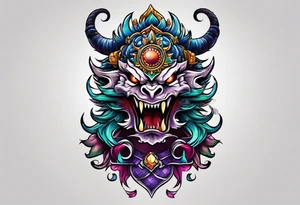 Monster tattoo idea