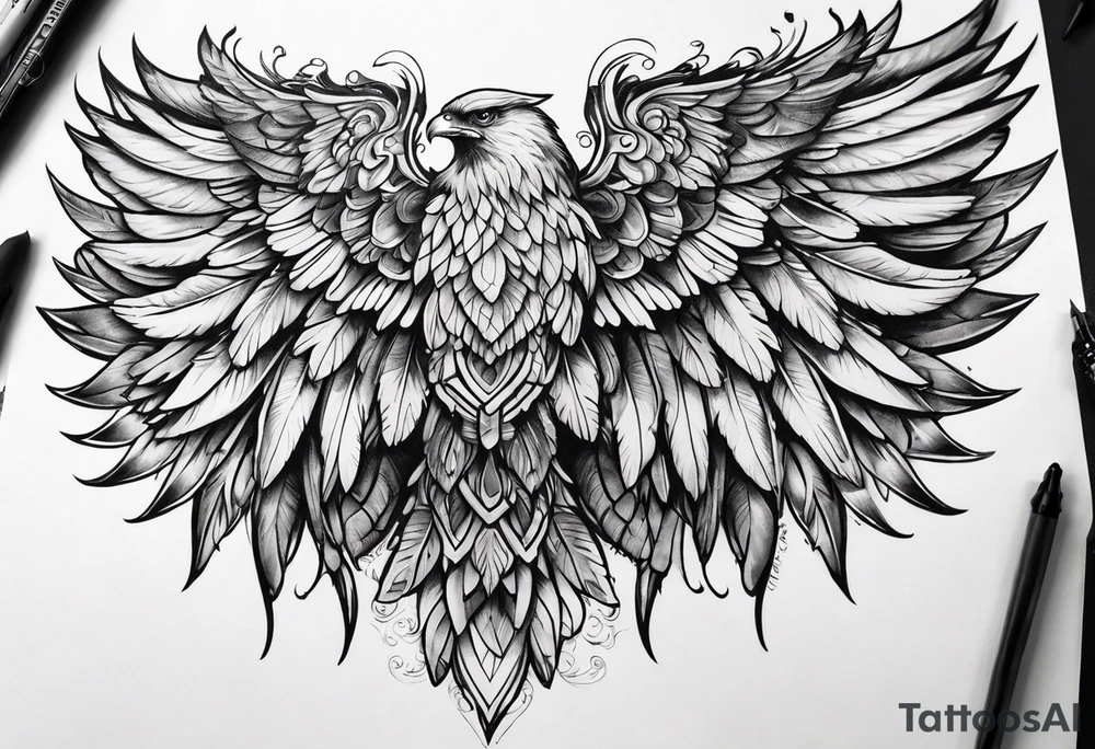 Wings tattoo idea
