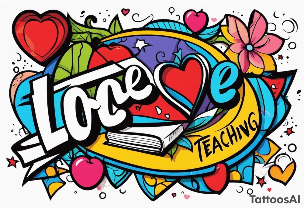 The love for teaching tattoo idea