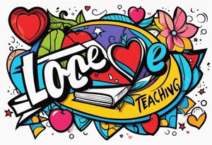 The love for teaching tattoo idea