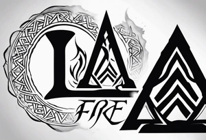 Valhalla fire runes fog
Sword shield valknut tattoo idea