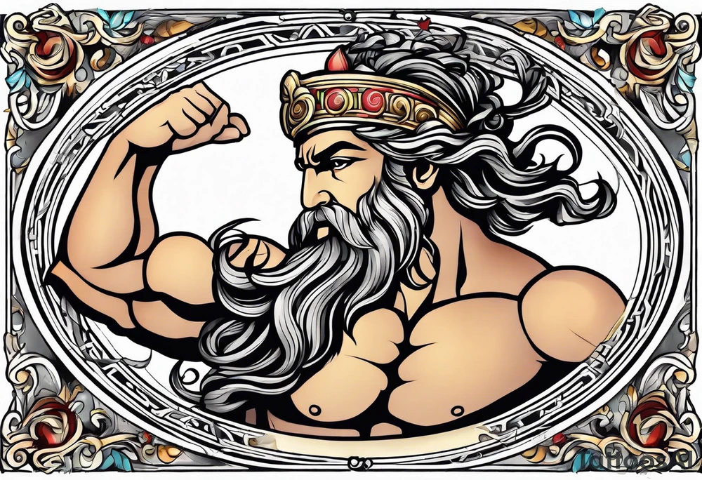 Greek god tattoo idea