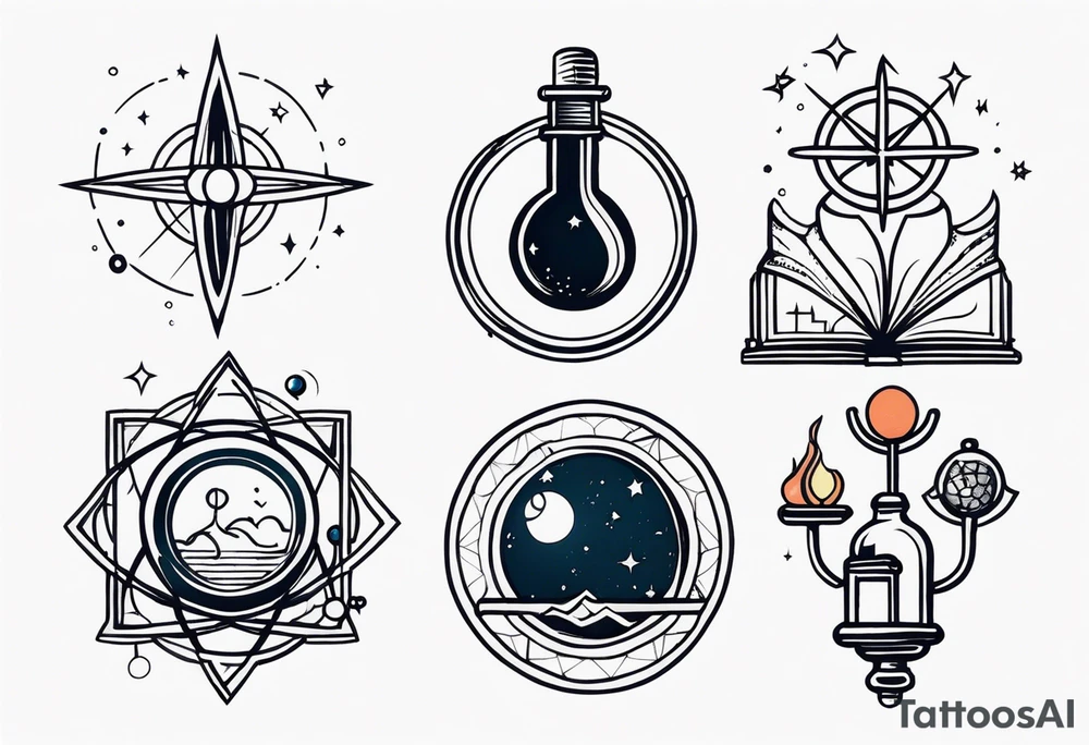 science tattoo tattoo idea