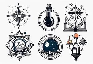 science tattoo tattoo idea