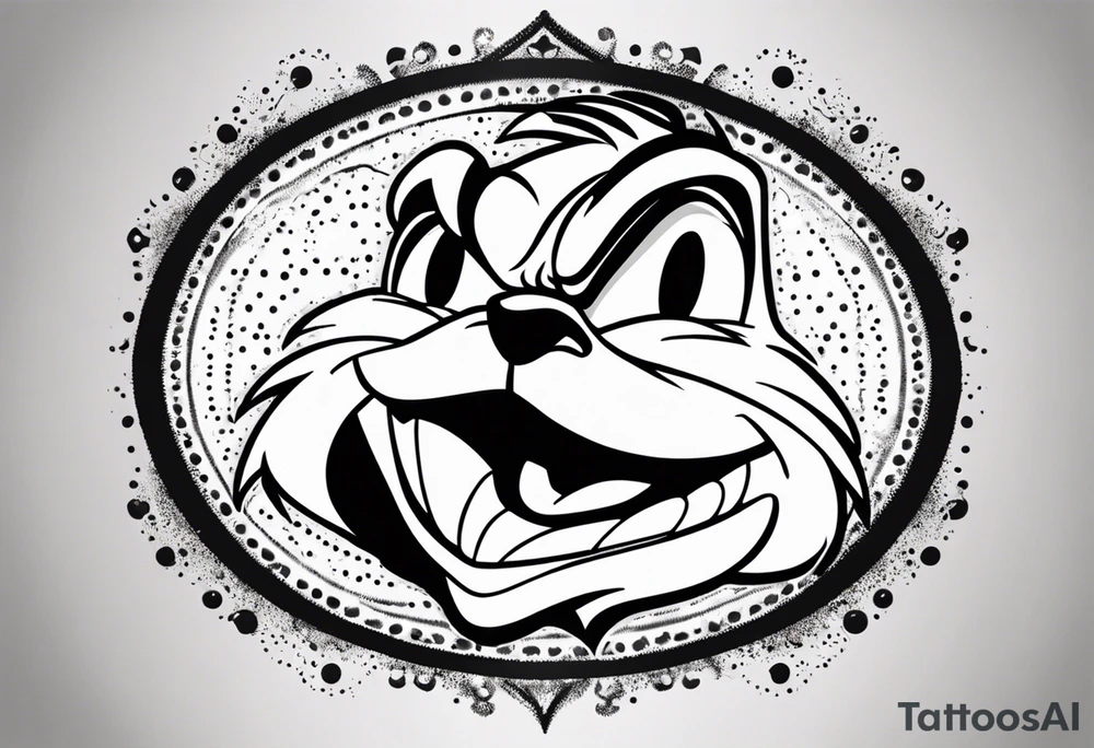Taz mania the looney tunes character tattoo idea